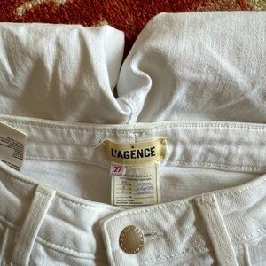 White L'agence size 28 jeans